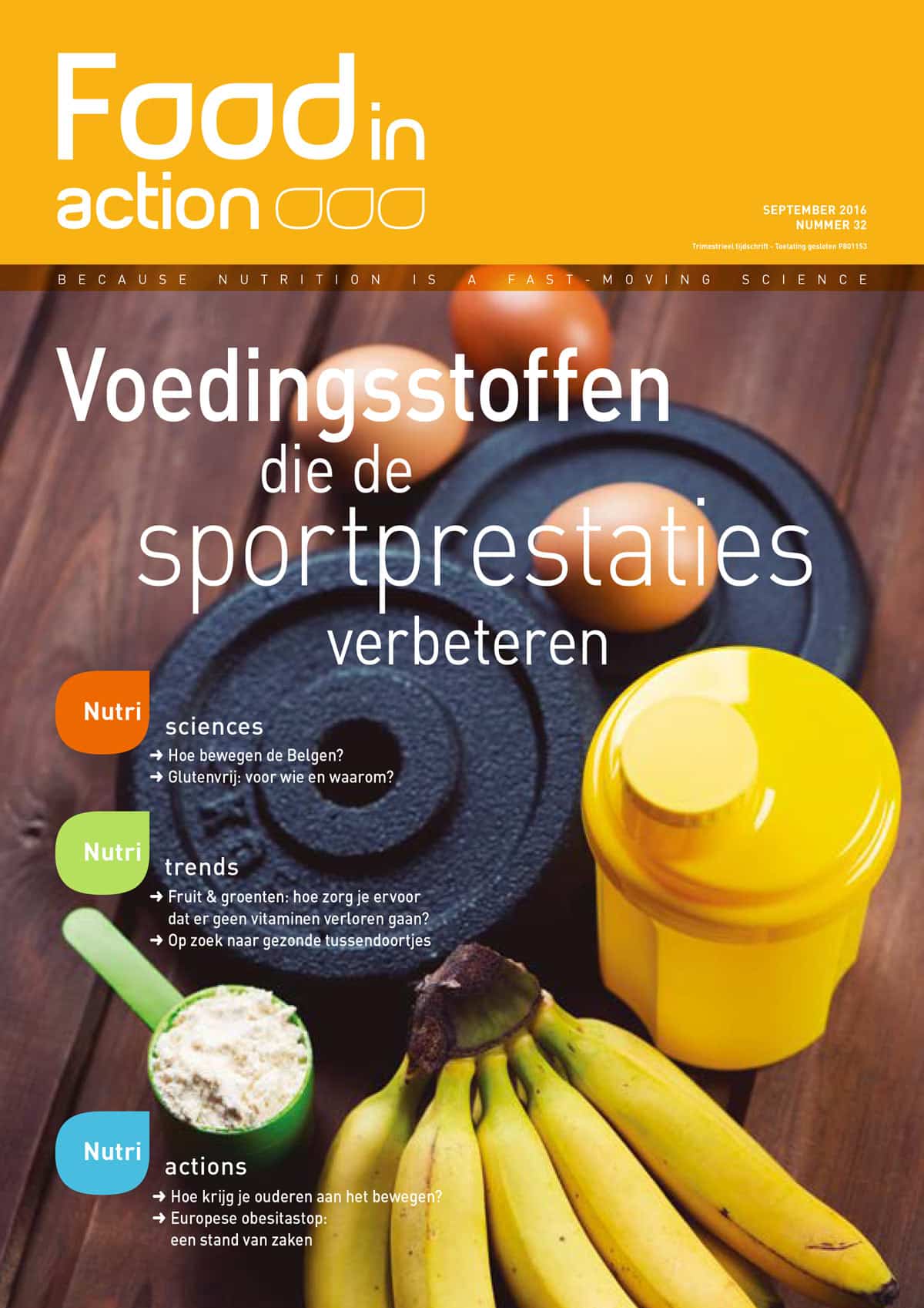 Magazine n°32: Voedingsstoffen die de sportprestaties verbeteren