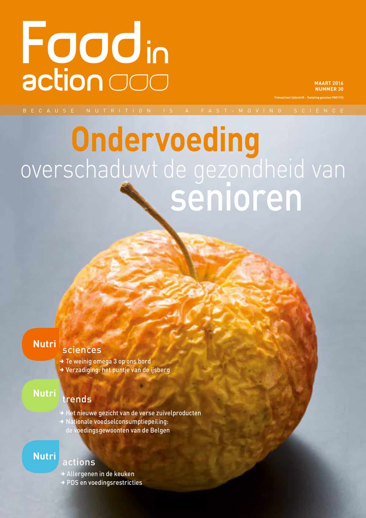 Magazine n°30: Ondervoeding overschaduwt de gezondheid van senioren