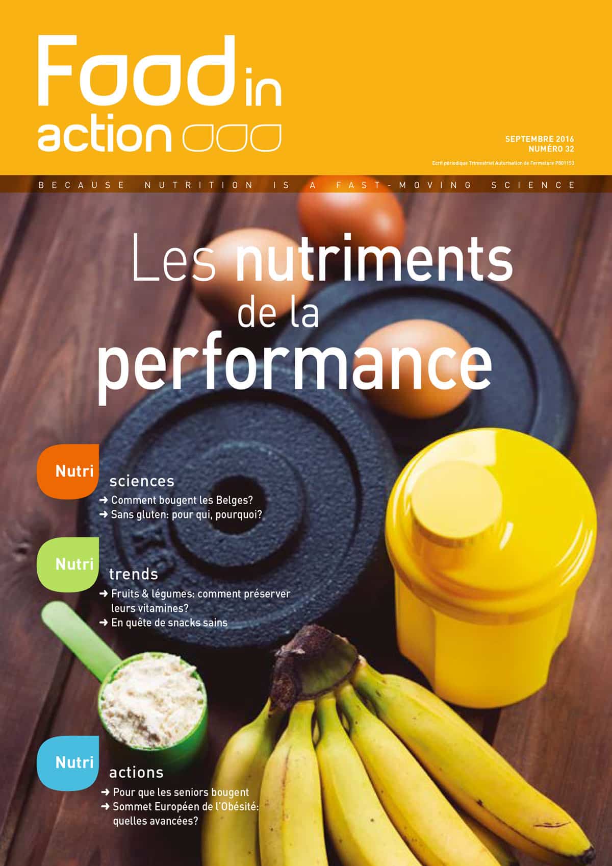 Magazine n°32: Les nutriments de la performance