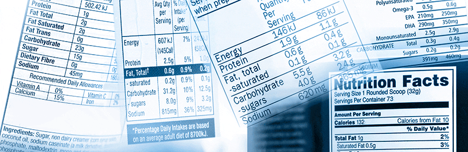 Nouvel étiquetage nutritionnel: un diagramme pour s’y retrouver
