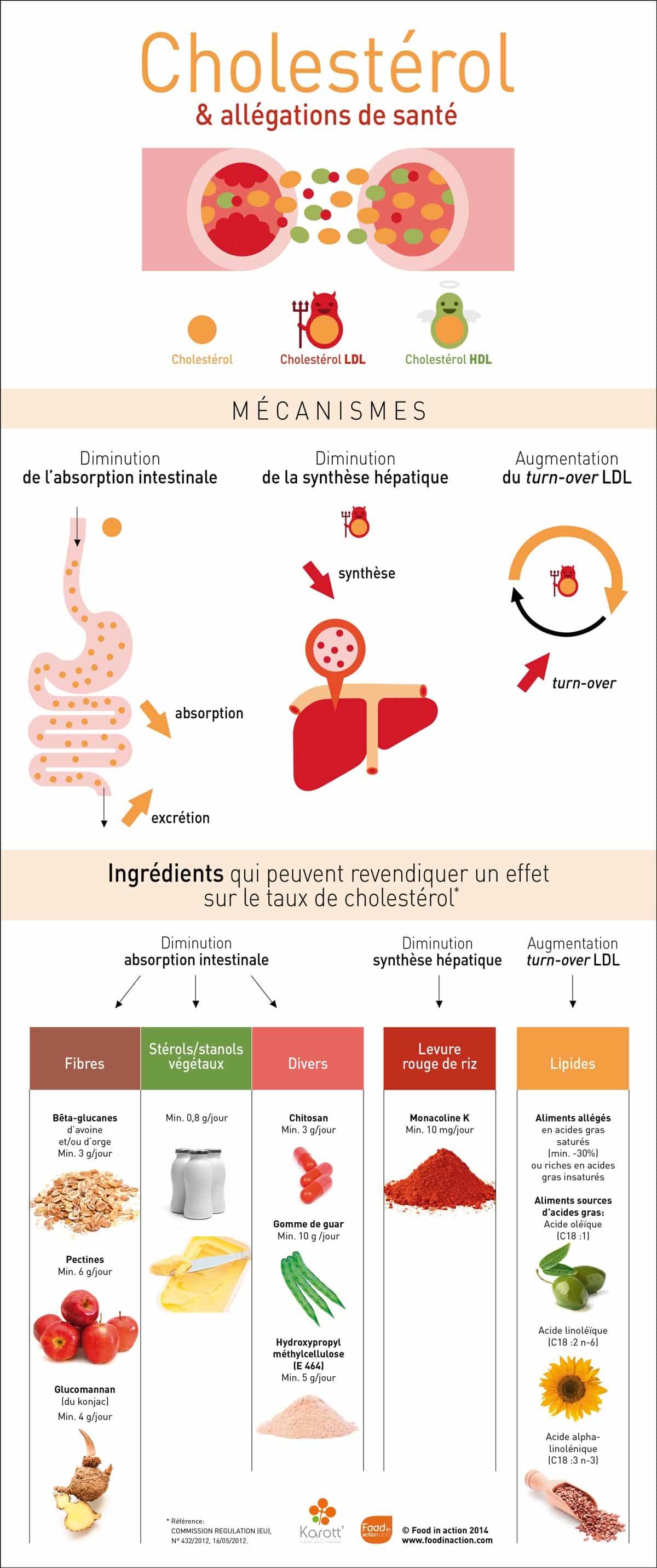 Nutrigraphics: Cholestérol et allégations de santé