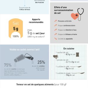 Nutrigraphics: Le sel, une question de dosage