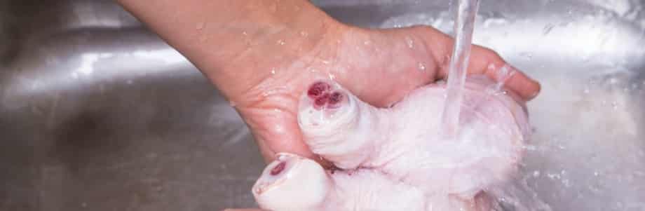 Ne lavez pas votre poulet!