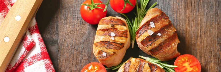 Le porc compatible avec le régime DASH