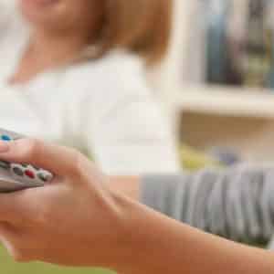Tv en gewichtstoename: het programma speelt een rol