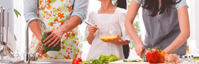 Kinderen die koken, eten meer groenten