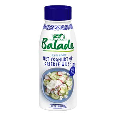 Balade lichte room met Griekse yoghurt