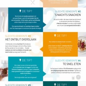 Nutrigraphics: 6 goede voornemens om slechte gewoonten te veranderen