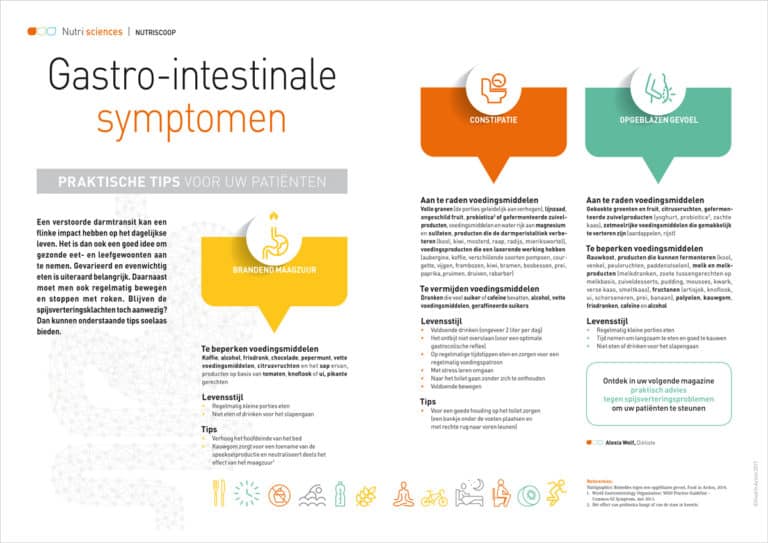 Nutriscoop: Gastro-intestinale symptomen