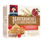 Quaker Barres aux flocons d’avoine framboise & grenade