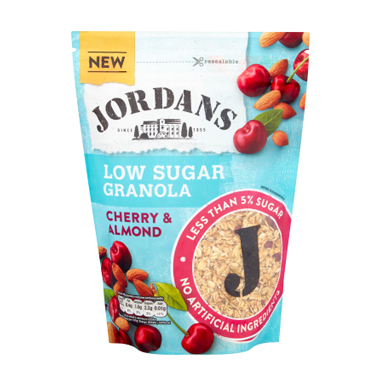 Jordans low sugar granola, Cherry & Almond