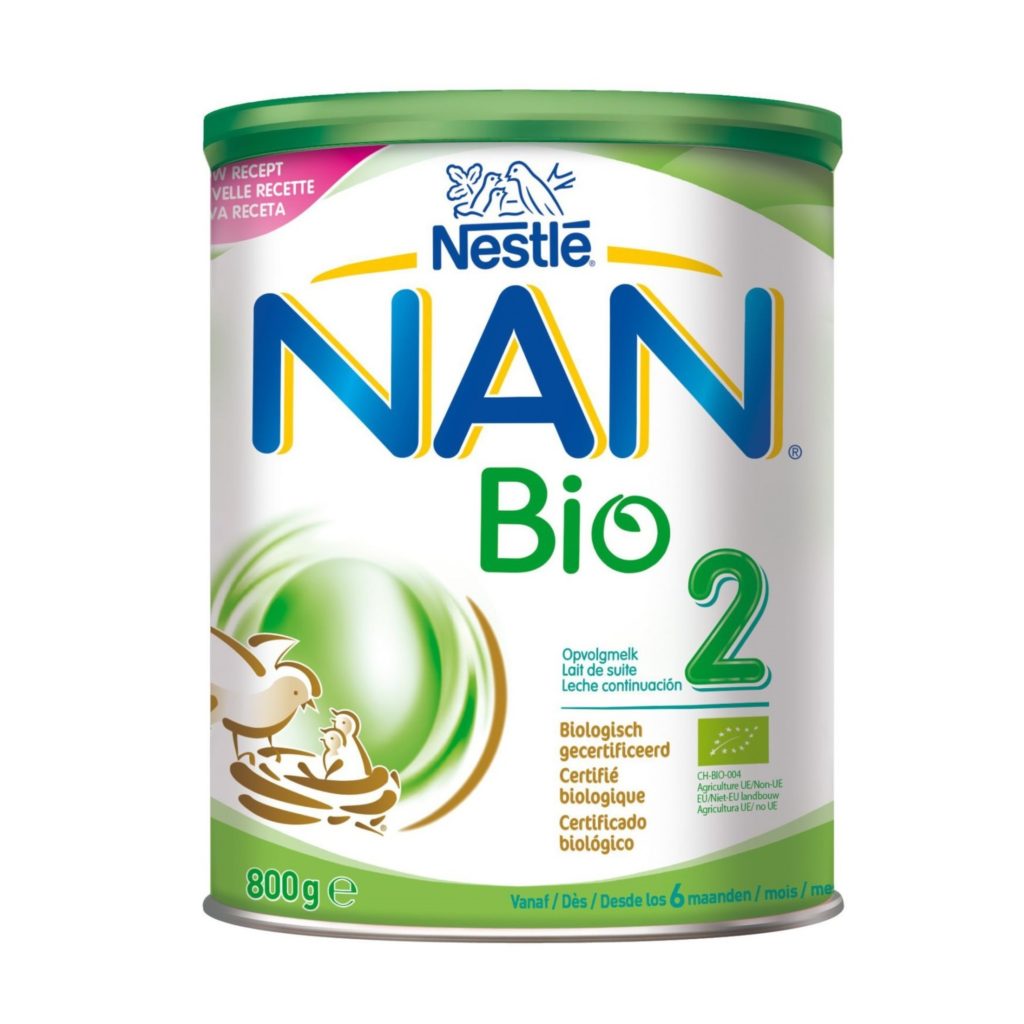 Lait de suite: Nan optipro bio de Nestlé