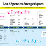 Nutrigraphics: Les dépenses énergétiques