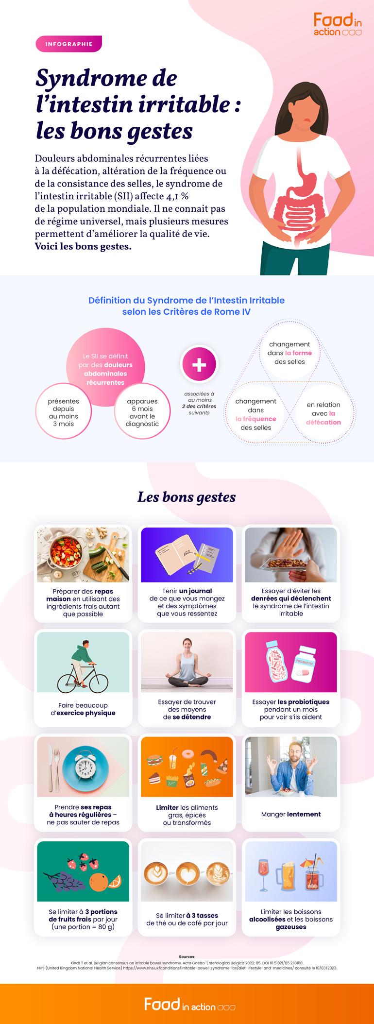 Syndrome de l&rsquo;intestin irritable : les bons gestes